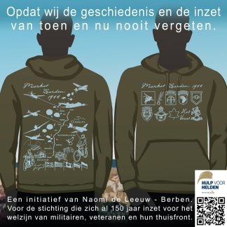 Hoodie Market Garden 1944 - groen