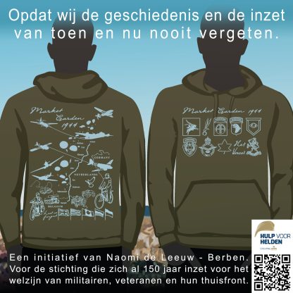 Hoodie Market Garden 1944 - groen