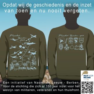 Sweater Market Garden 1944 - groen