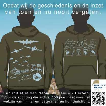 Hoodie Market Garden 1944 - groen