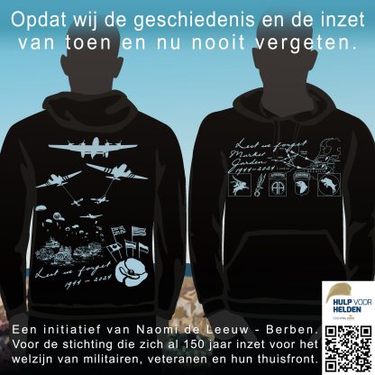 Hoodie Market Garden 1944 - zwart