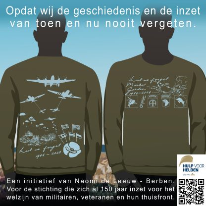 Sweater Market Garden 1944 - groen