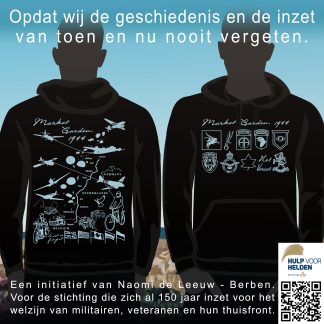 Hoodie Market Garden 1944 - zwart