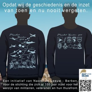 Sweater Market Garden 1944 - blauw